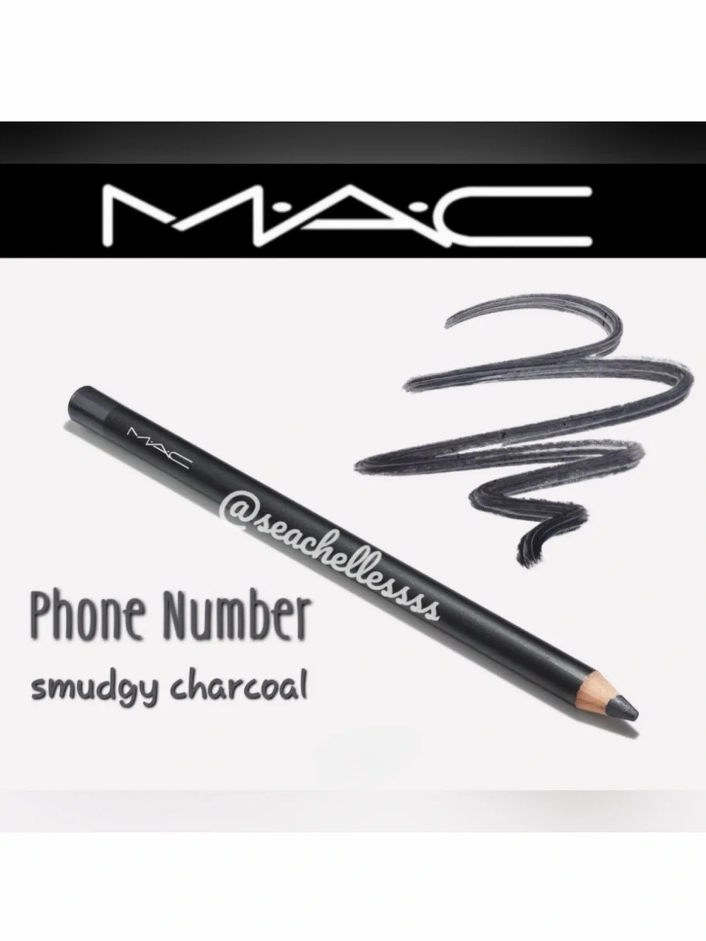 Mac Eye Kohl Eye Liner | Phone Number Smudgy Charcoal | Brand New in Box